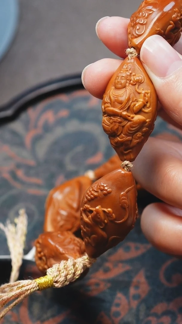 手串/手链橄榄核轻****边骑兽群仙手串