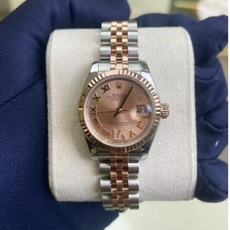 99新 Rolex/劳力士 日志型系列179171粉盘腕表/WHP038648
