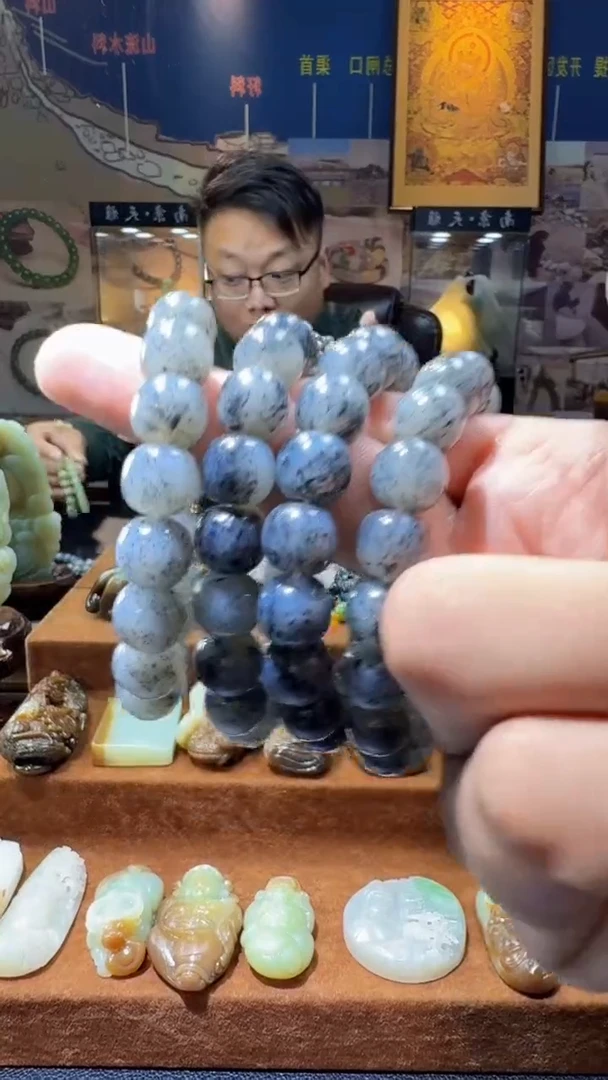 未镶嵌手串和田玉多样性发货拍一发一