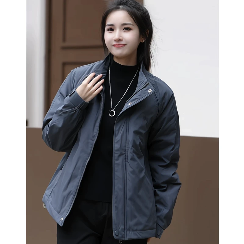 2025秋冬新款男士加棉夹克韩版百搭冬款工装外套男潮流时尚上衣男