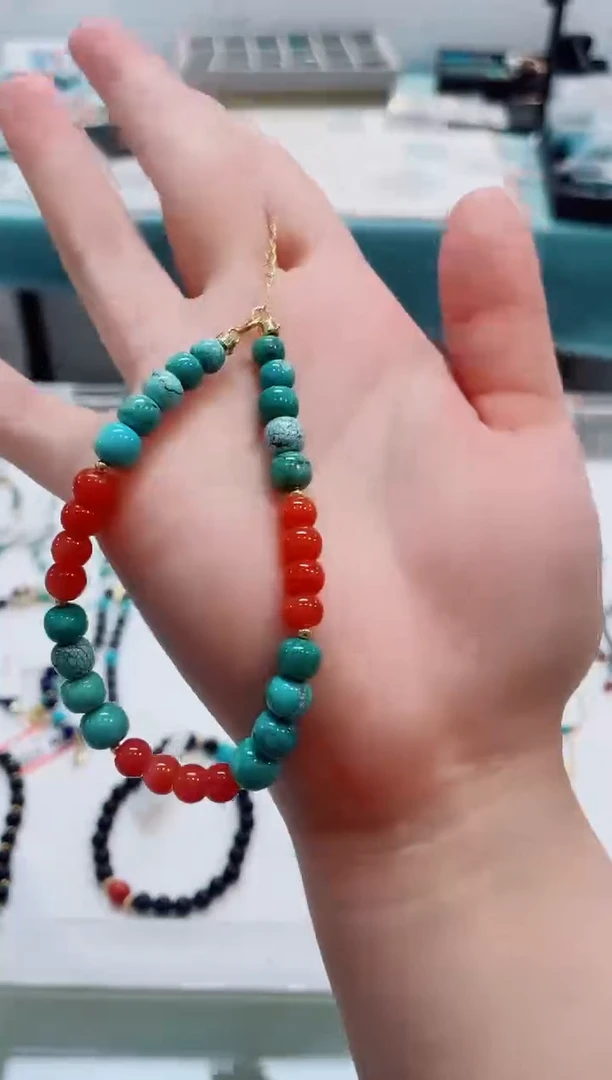 未镶嵌绿松石手串发货一件