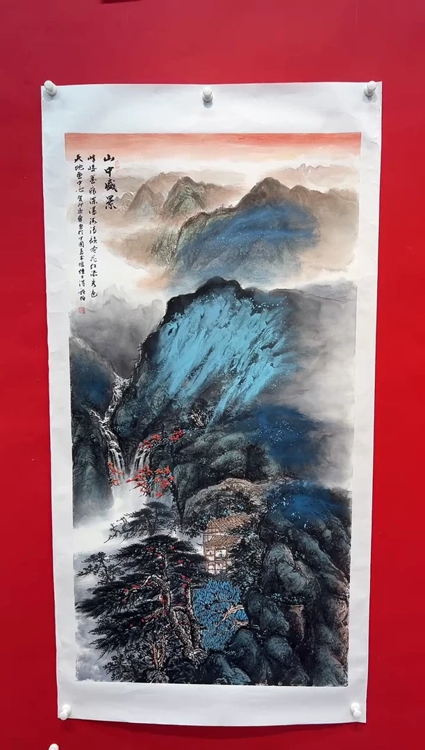 国画画家陆远华纯手绘原作