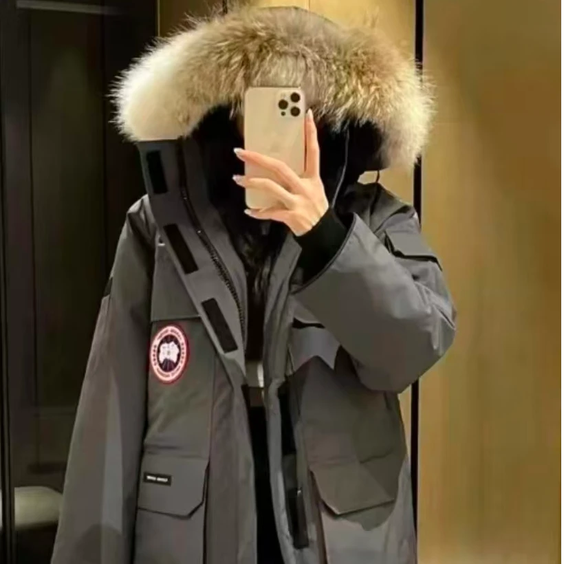 【撤柜正品-顺丰包邮】08远征限定款大鹅中长款羽绒服