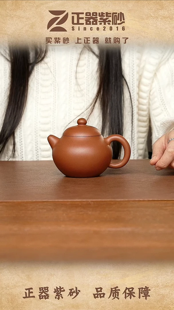 茶壶紫砂温可嘉 文旦 朱泥240cc