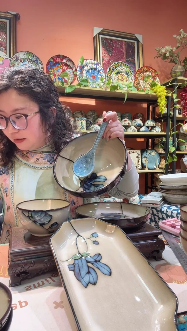 瓷片6个碗6盘1汤碗1鱼盘