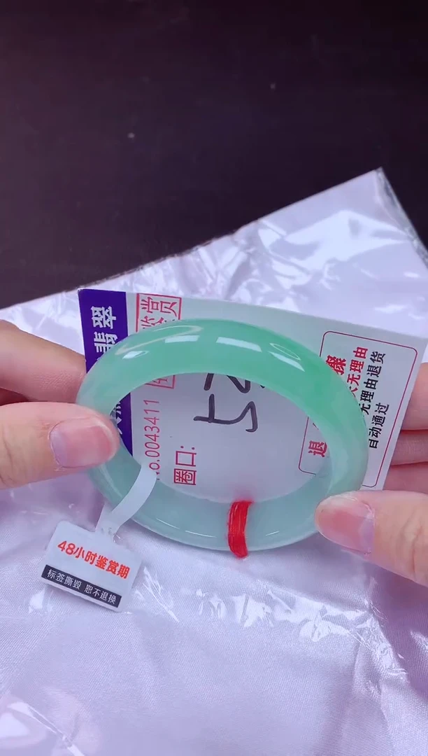 未镶嵌手镯翡翠53（48小时鉴赏期 ）