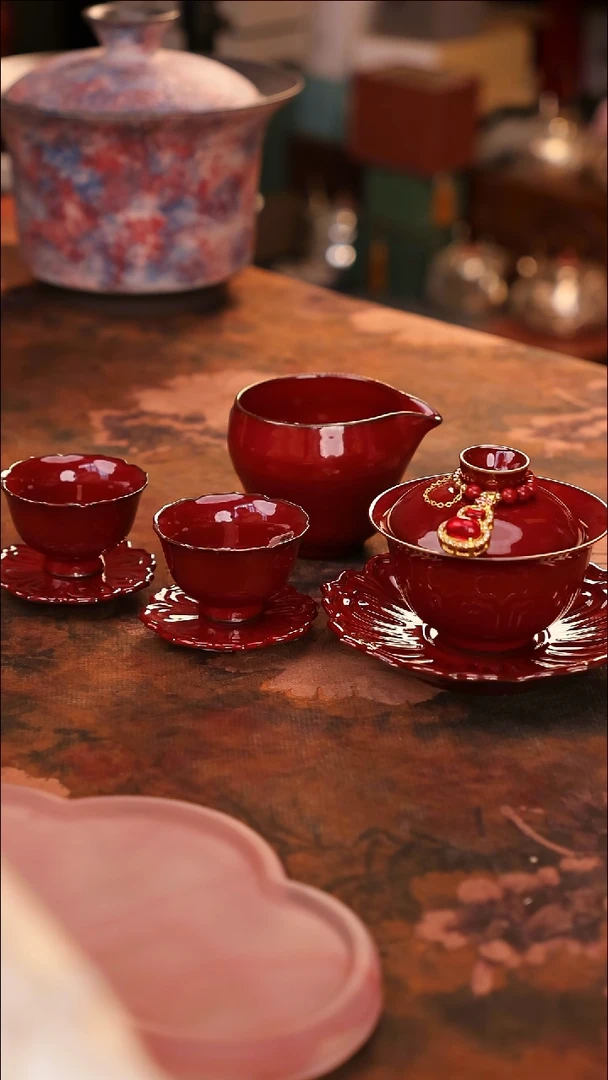 【闪购商品】陶瓷茶具（无礼盒无茶盘）@@A11980