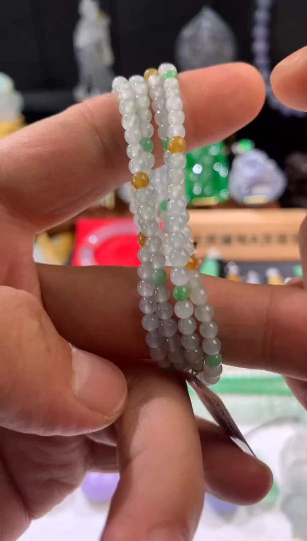 项链未镶嵌翡翠天然翡翠珠链