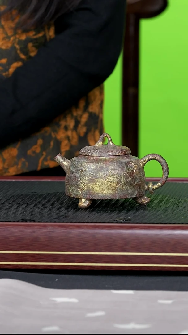 茶壶紫砂紫砂壶63 金鼎吴记 三足鼎 200cc