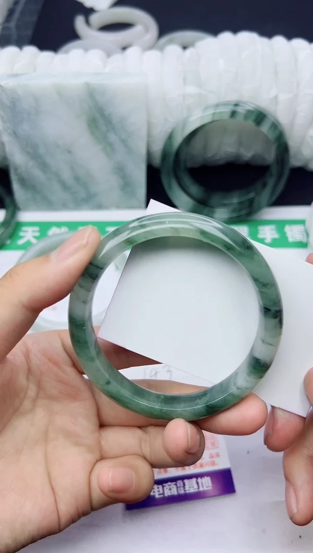 未镶嵌手镯石英质玉143-58-59