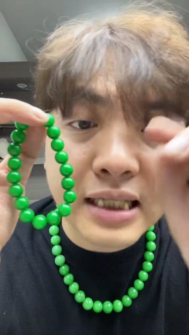 未镶嵌手串翡翠高端时尚10mm木左色手串52