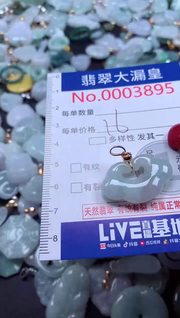 颈饰未镶嵌翡翠3895