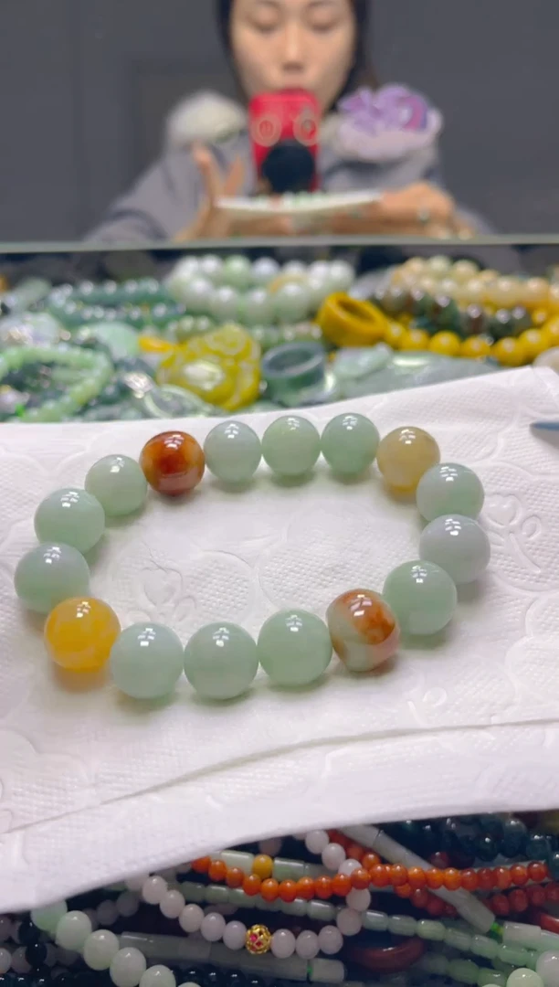 颈饰未镶嵌翡翠13MM