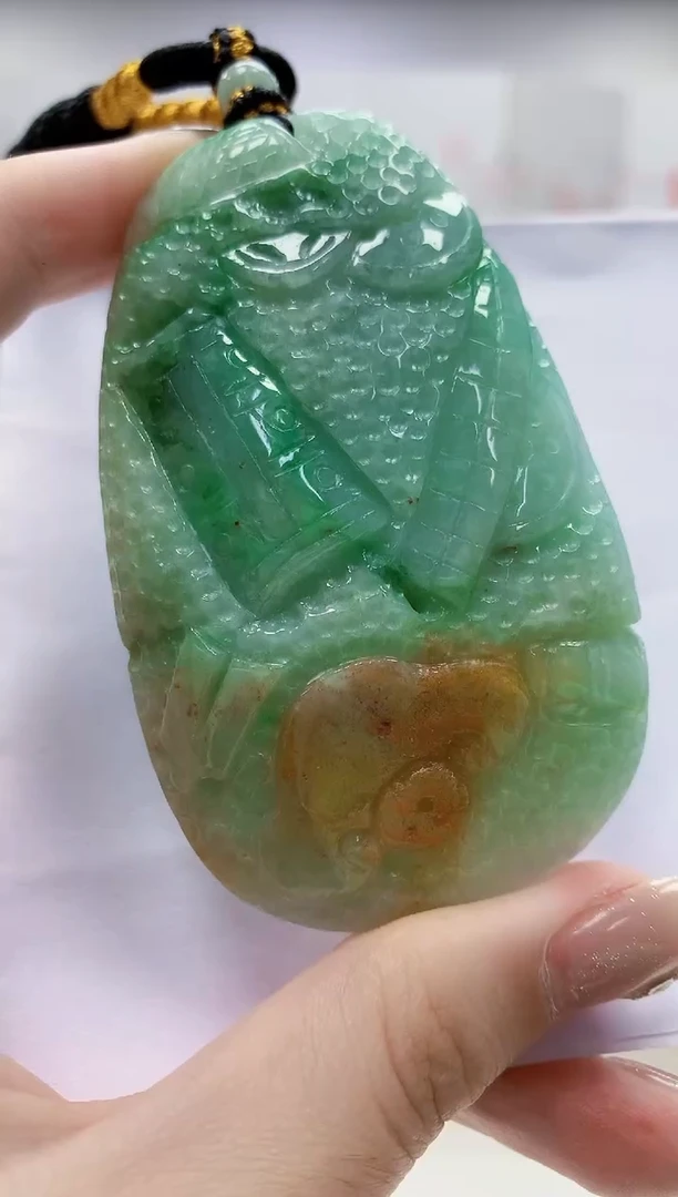 未镶嵌定制翡翠5060jw-毛货挂件37