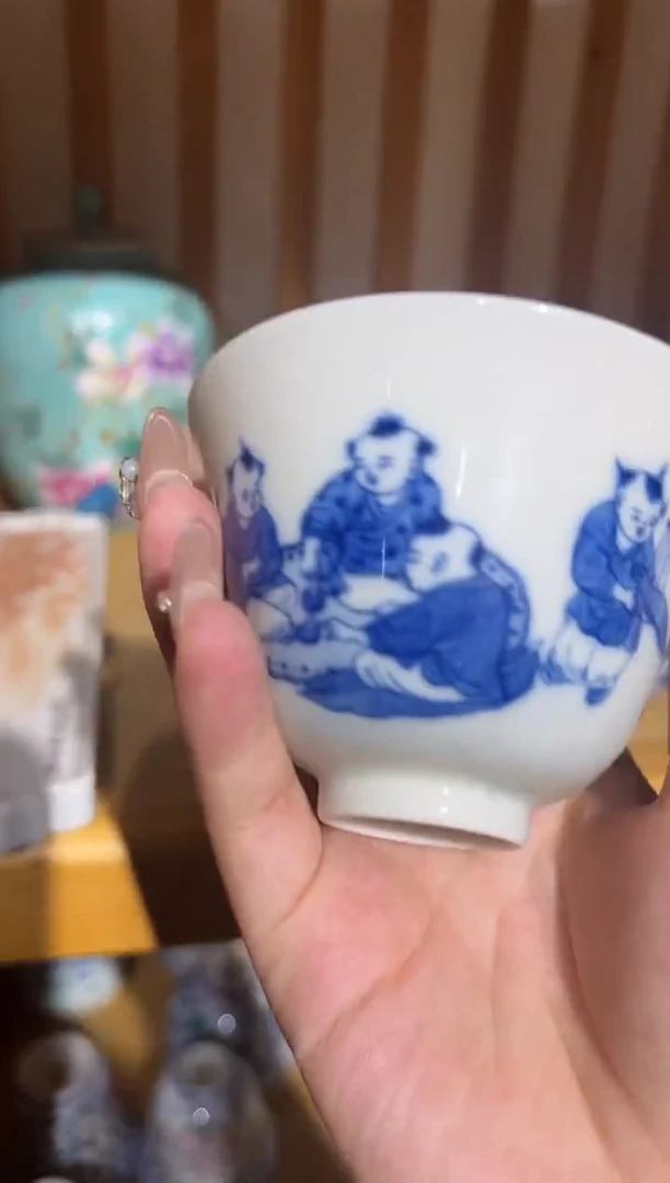 瓷片景德镇瓷器茶器茶杯