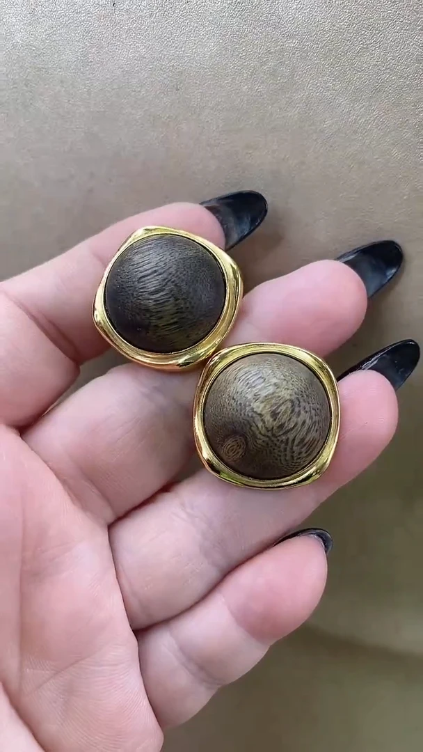 沉香吊坠耳环耳环