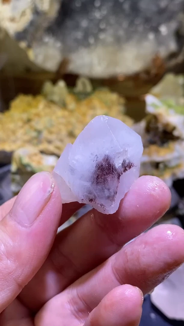 未镶嵌珠宝半成品水晶103号四川美姑超七花园水晶