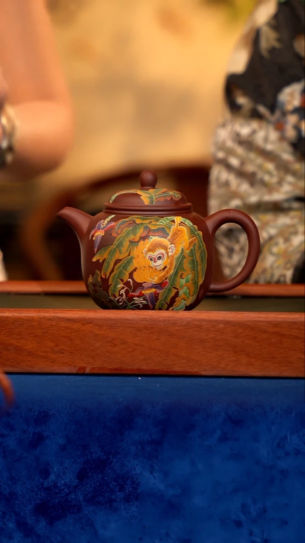 紫砂 宜兴紫砂 QMJ 猴