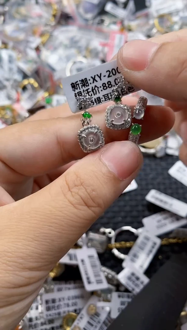 翡翠戒指银S925镶嵌120000   3