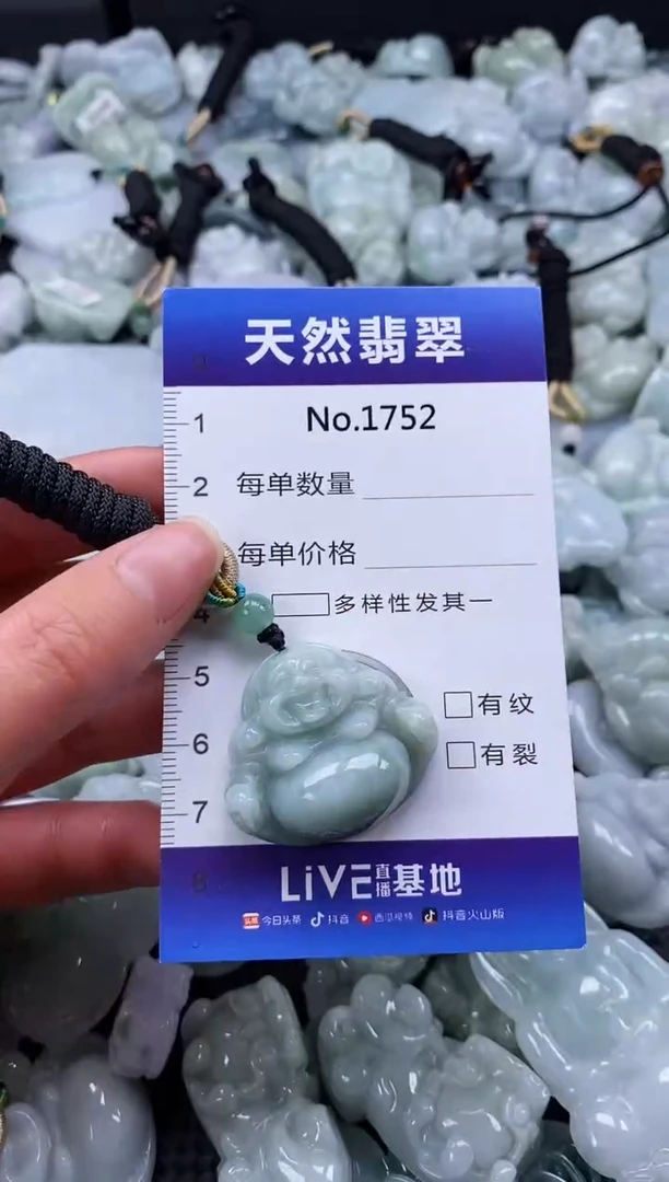 【闪购商品】翡翠颈饰未镶嵌缅甸A货翡翠1752