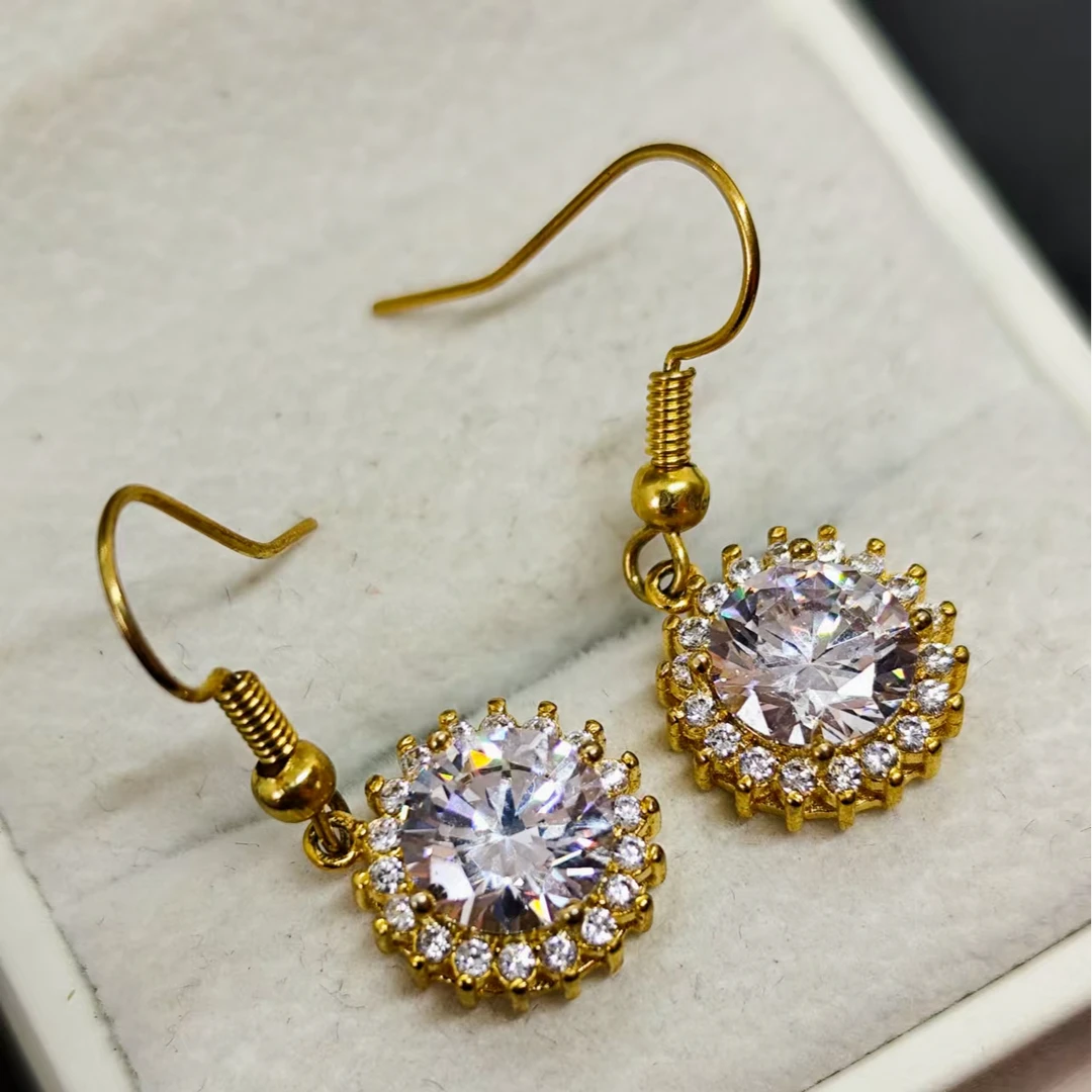 【南非库里南】NFKLN  黄色太阳花耳坠 106