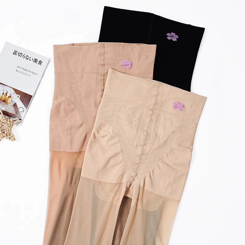 夏季薄款大码光腿神器连裤袜防勾丝高弹打底袜高腰修身显瘦打底裤