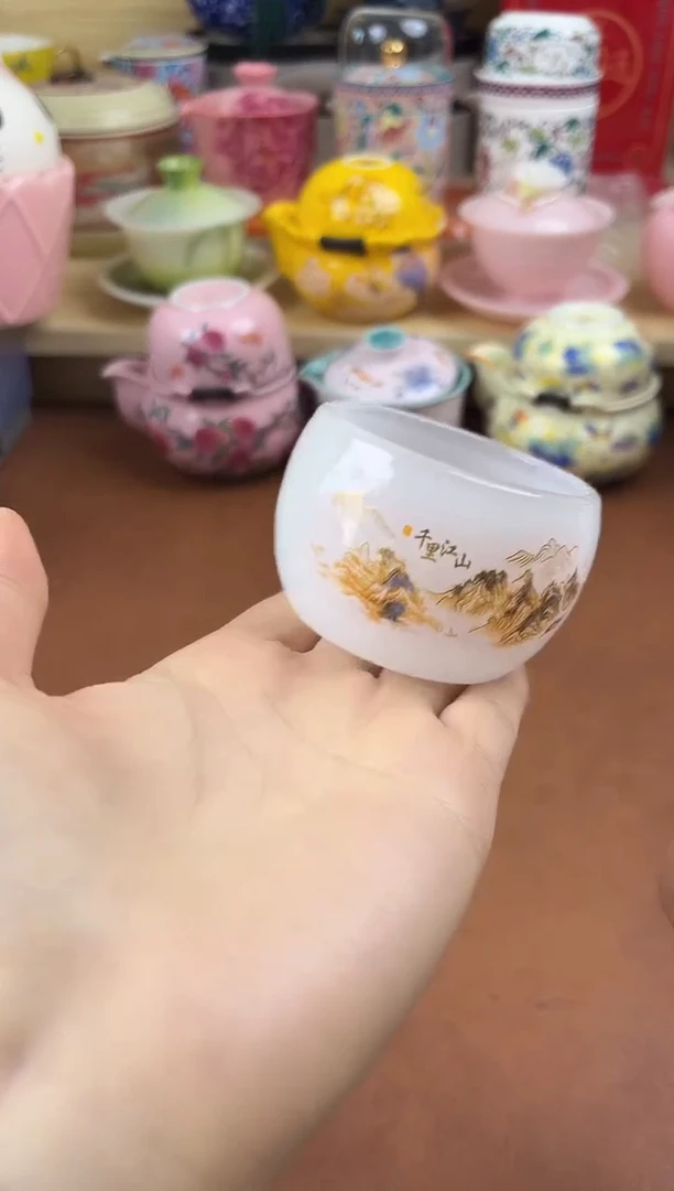 陶陶瓷茶具摆件旅行套组