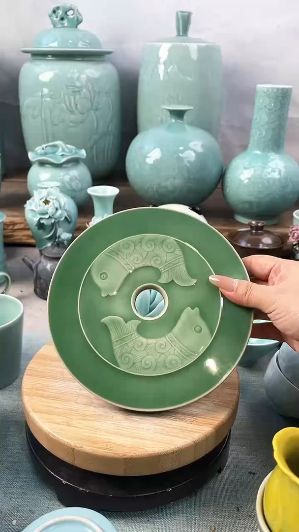 【闪购商品】全手特价 微瑕 慧仙青瓷