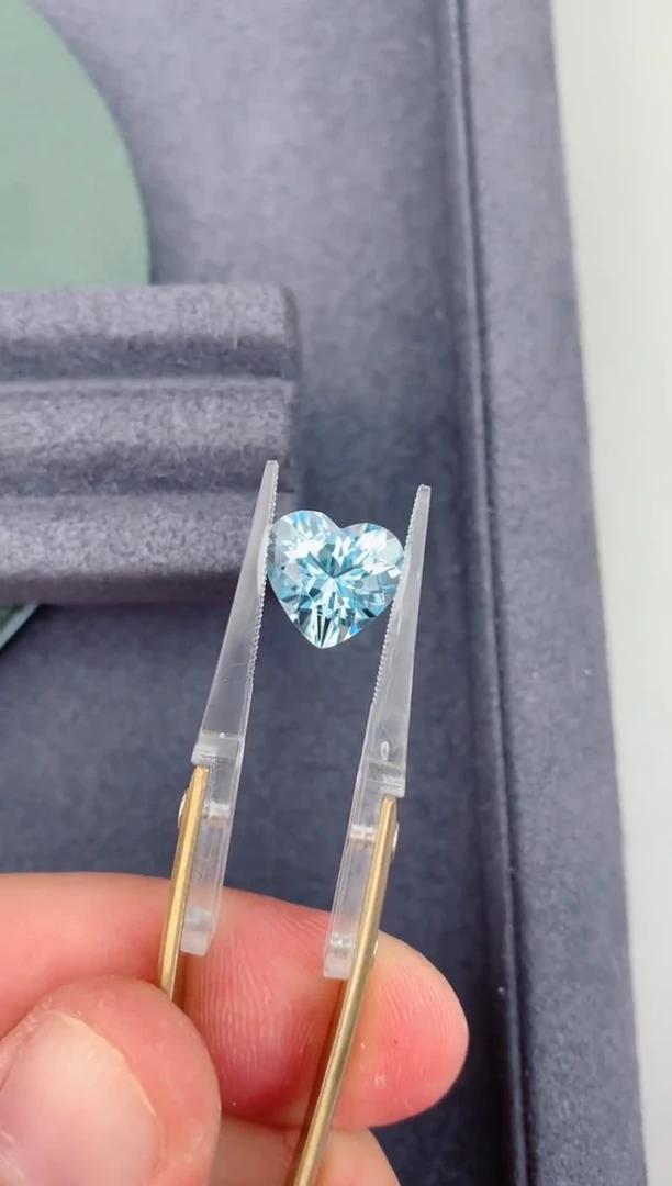 裸石海蓝宝石3.6ct 海蓝宝石 定制