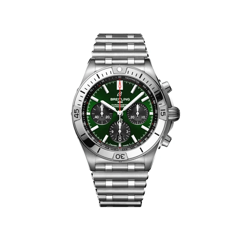 99新 BREITLING/百年灵 机械计时AB01343A1L1A1机械男表 表径42mm