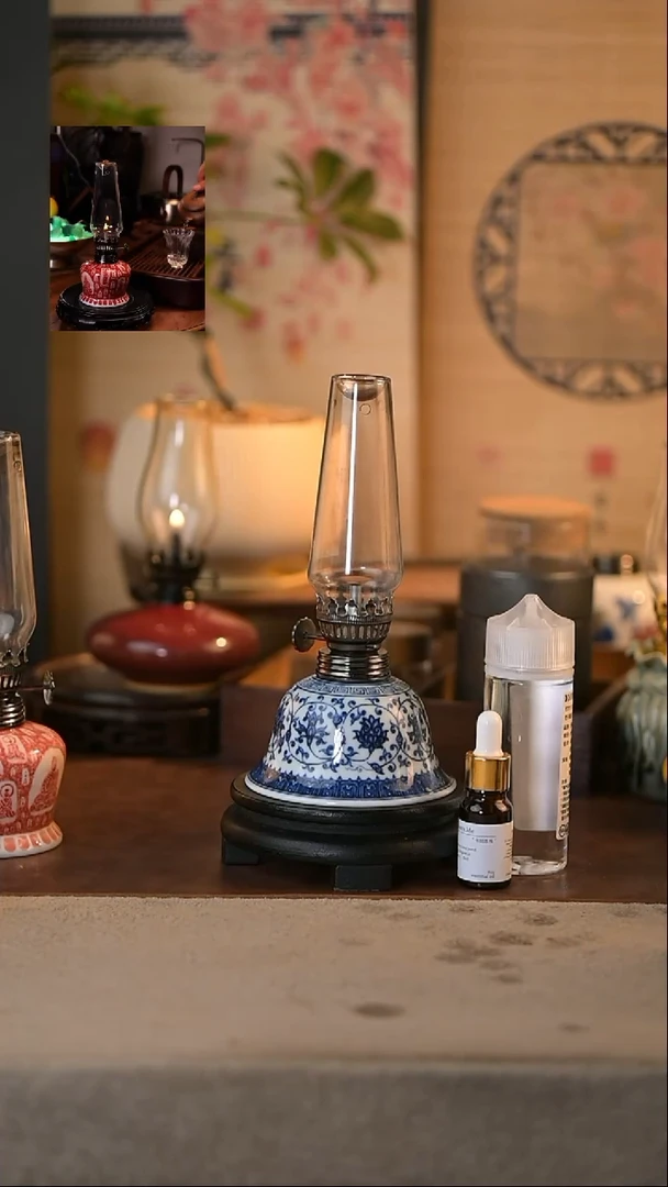 ～***?景德镇陶瓷香薰灯摆件