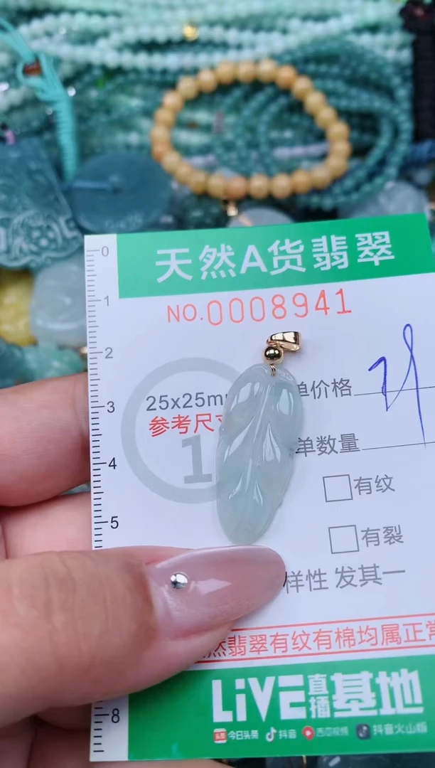 翡翠未镶嵌颈饰.0008941
