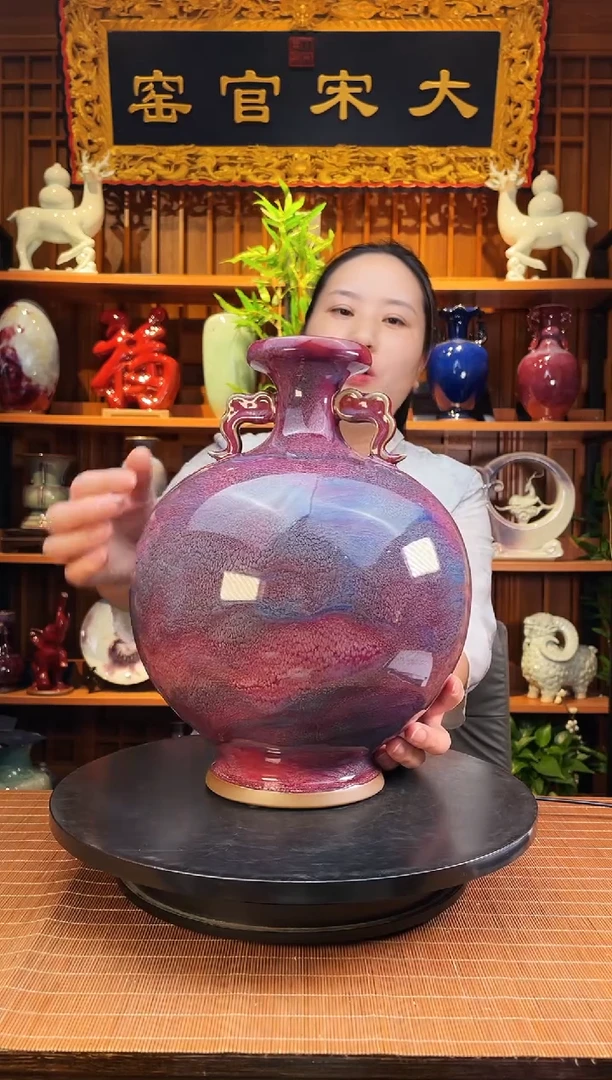 摆件大宋官窑【祥云尊】包罗万象