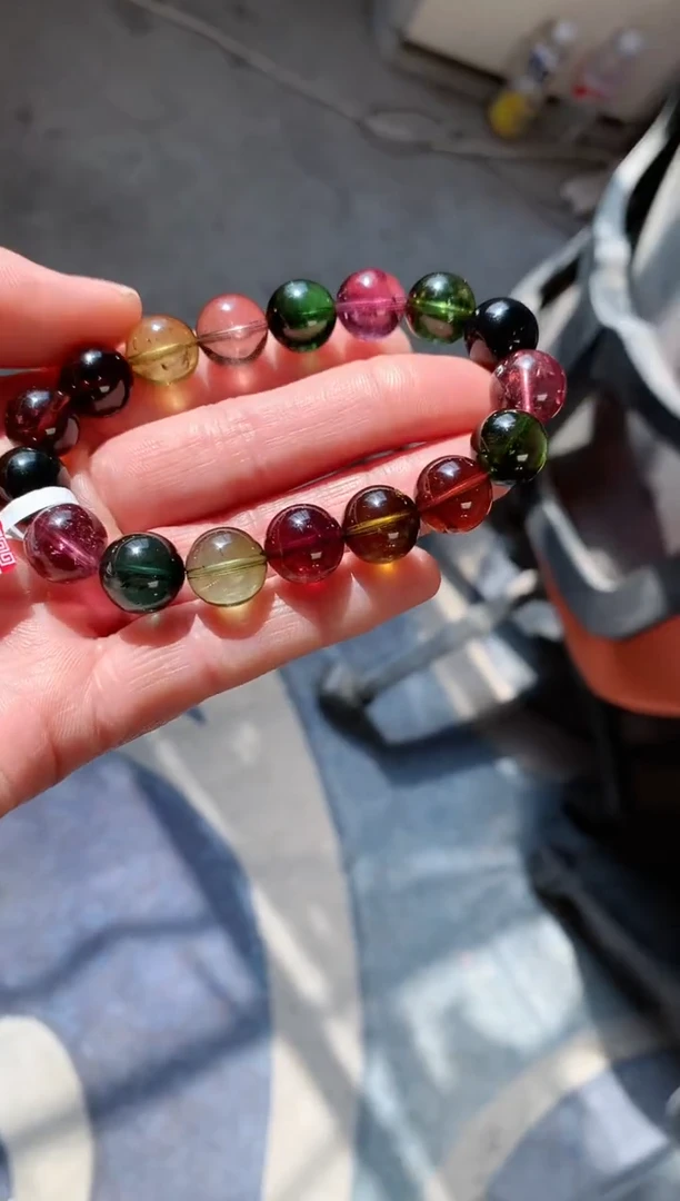 【闪购商品】碧玺手串未镶嵌多样性发一条