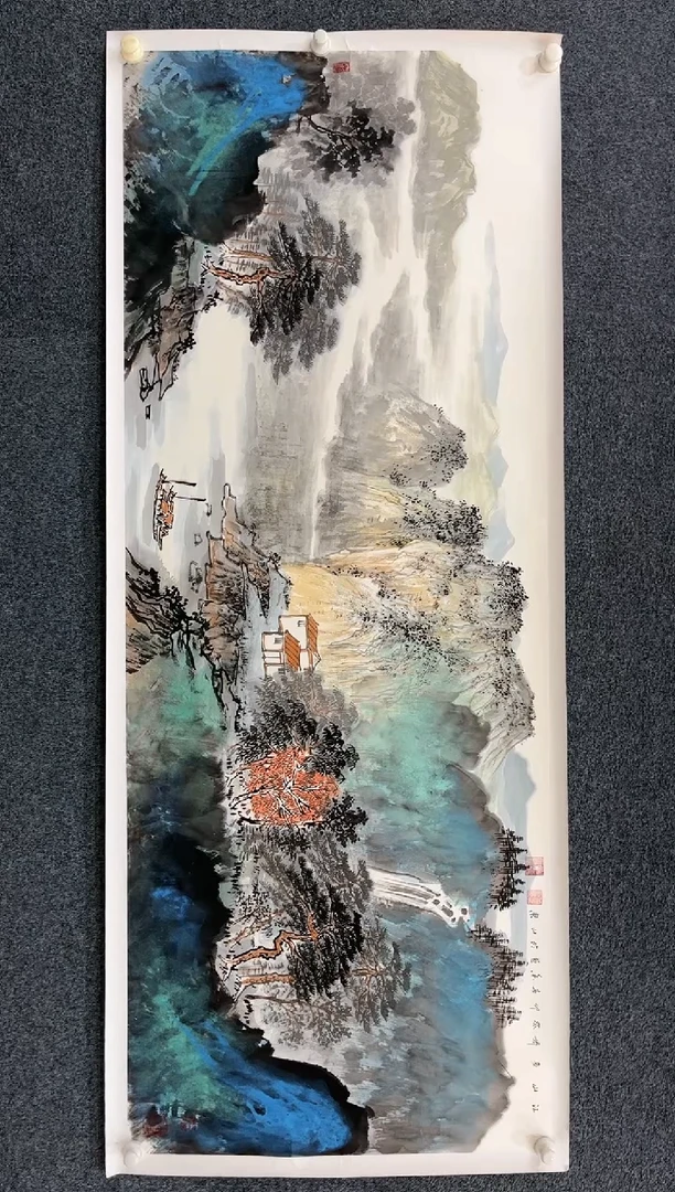 【闪购商品】国画2.13-艺术-黄春香六尺山水-42