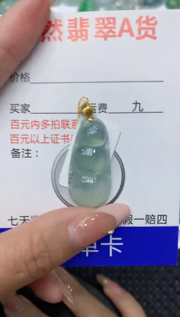【闪购商品】翡翠颈饰18K金镶嵌111111111