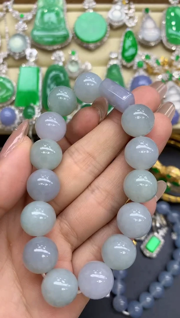 未镶嵌手串翡翠97-中国好珍宝