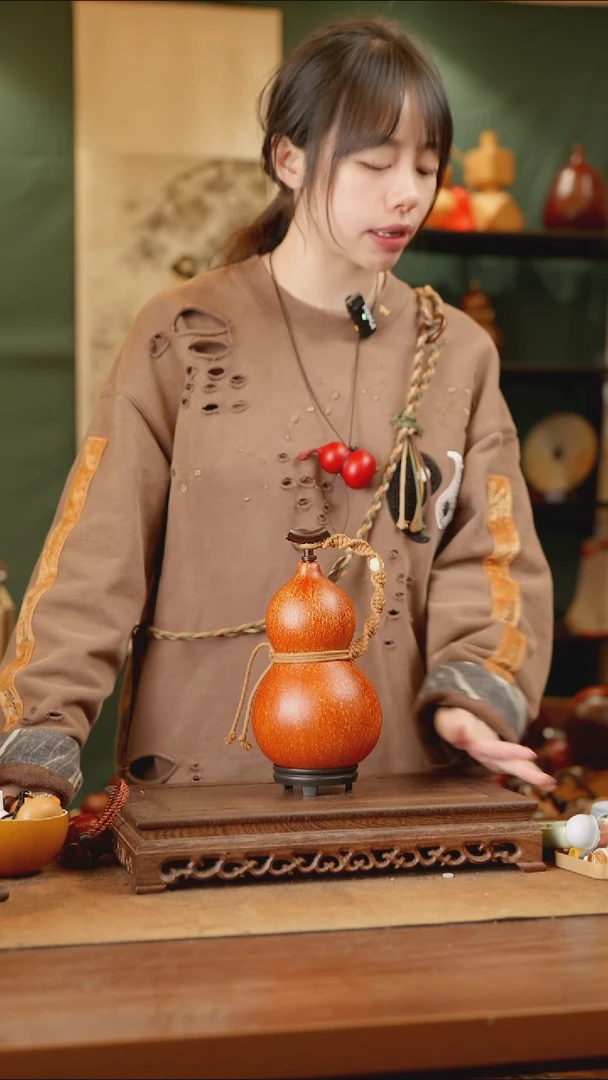 114号精品天然大漆酒葫芦一物一拍~