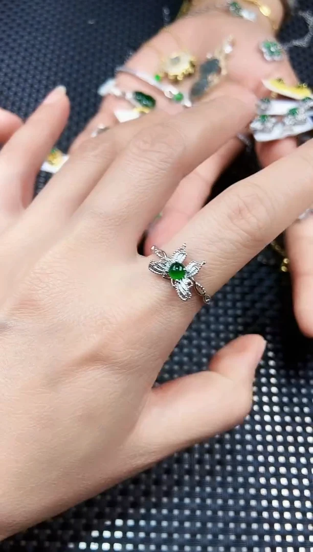 【闪购商品】翡翠戒指未镶嵌1111111111