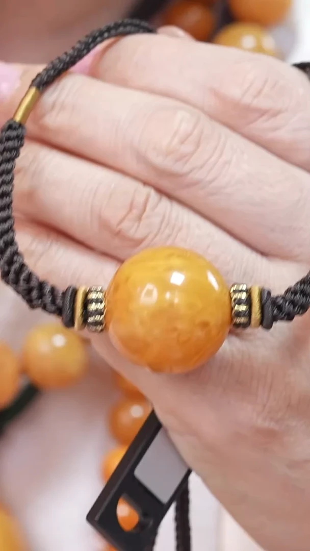 蜜蜡颈饰未镶嵌6692天然蜜蜡珠宝奇石云端妖孽全部保真