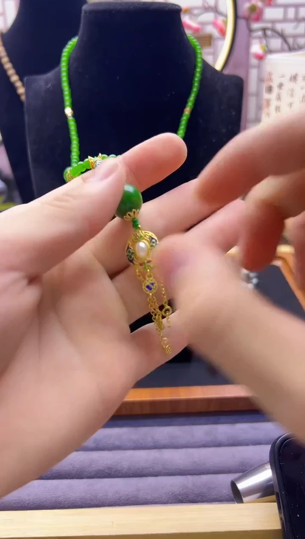 【闪购商品】和田玉颈饰14K金镶嵌X236