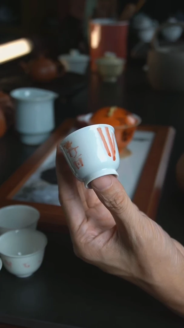 苏*耕隐艺品手写诗文小杯30