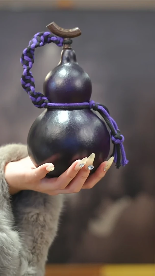 【闪购商品】XB110紫色中容量酒葫芦随缘发