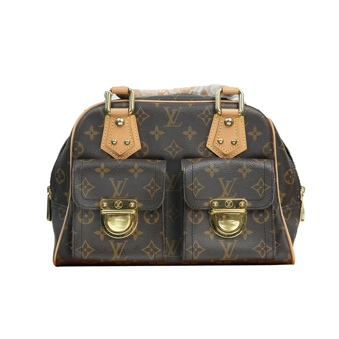 99新 LouisVuitton/路易威登  曼哈顿小号/植鞣革换新