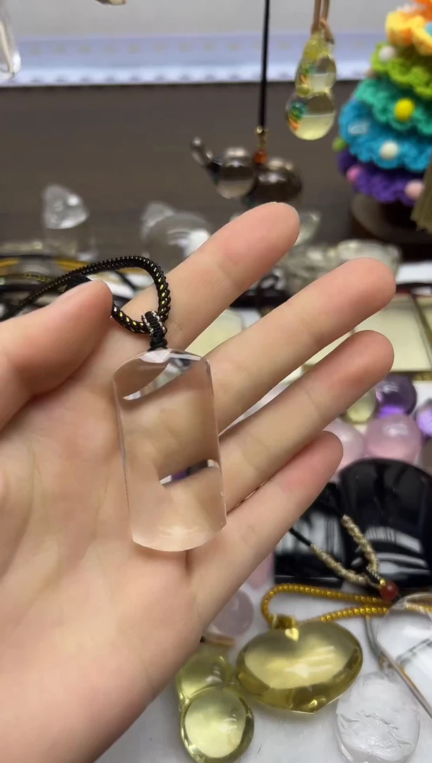 吊坠(赠链)未镶嵌水晶无事牌