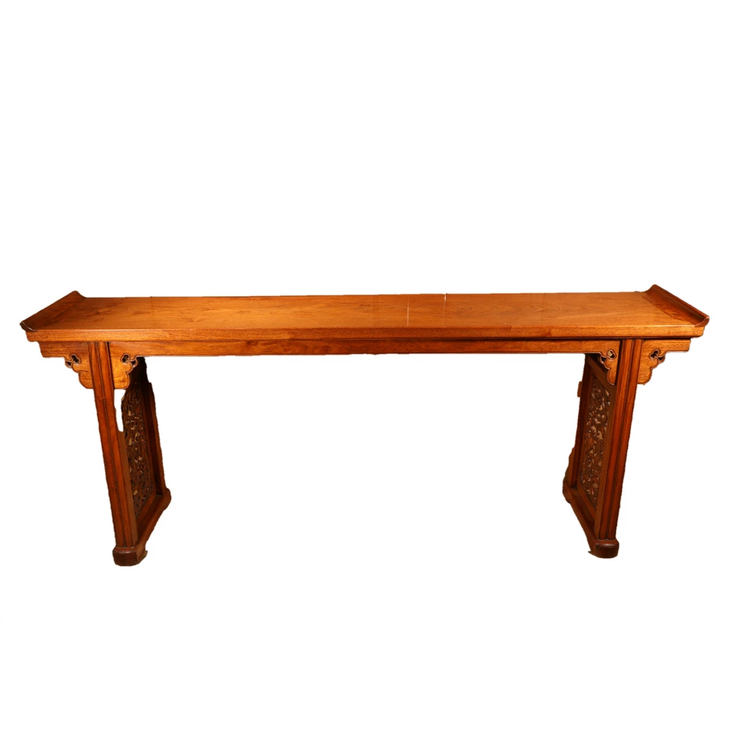 文华开物第226期拍品 7 清代 黄花梨透雕龙纹长条案