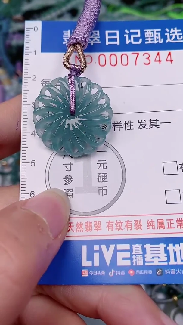 【闪购商品】翡翠颈饰未镶嵌00007344
