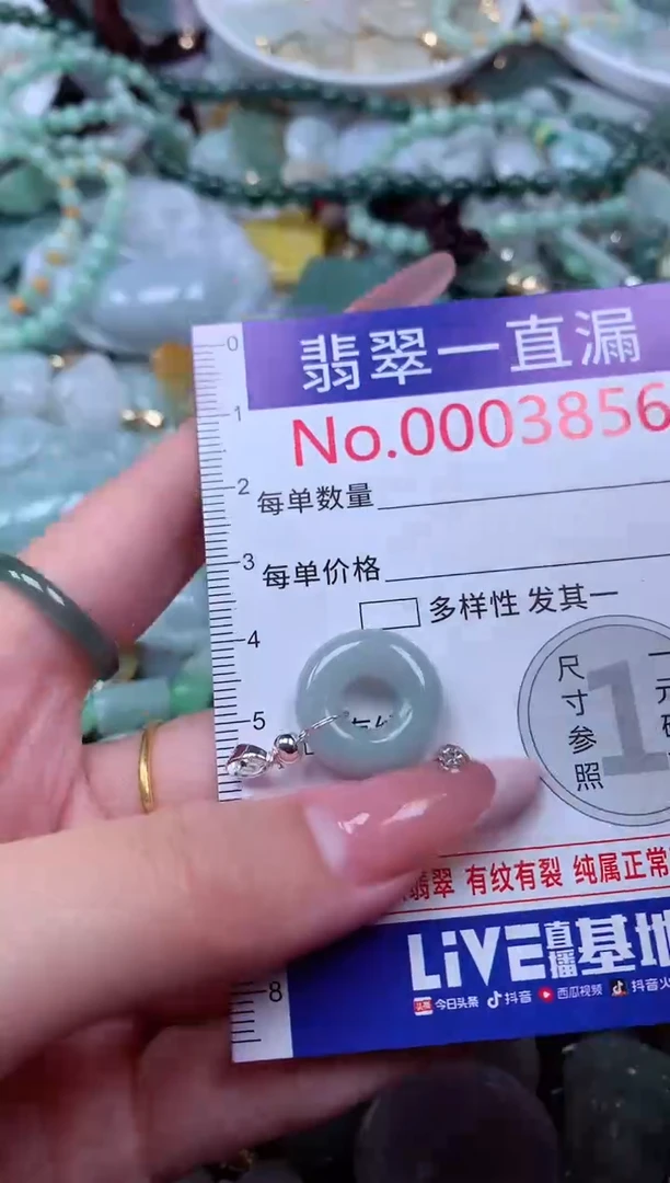 翡翠未镶嵌吊坠(不含链)3856