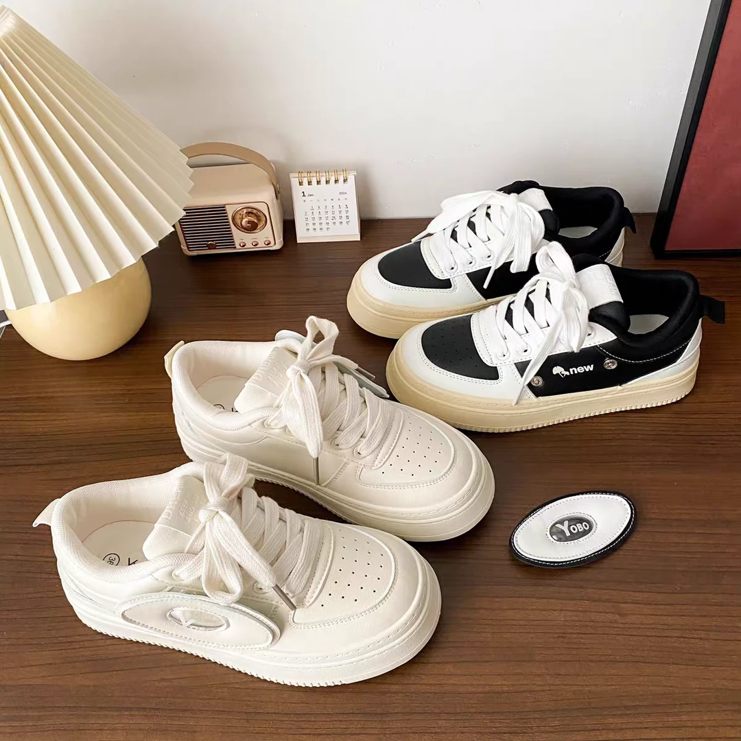 新款情侣ins潮2025运动休闲百搭学生板鞋f-1