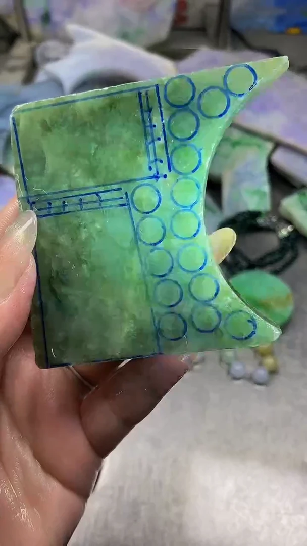 散珠翡翠天然缅甸翡翠A货350